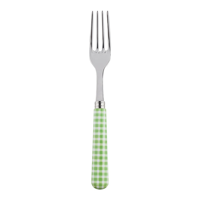 Sabre Gingham Garden Green 22cm Dinner Fork