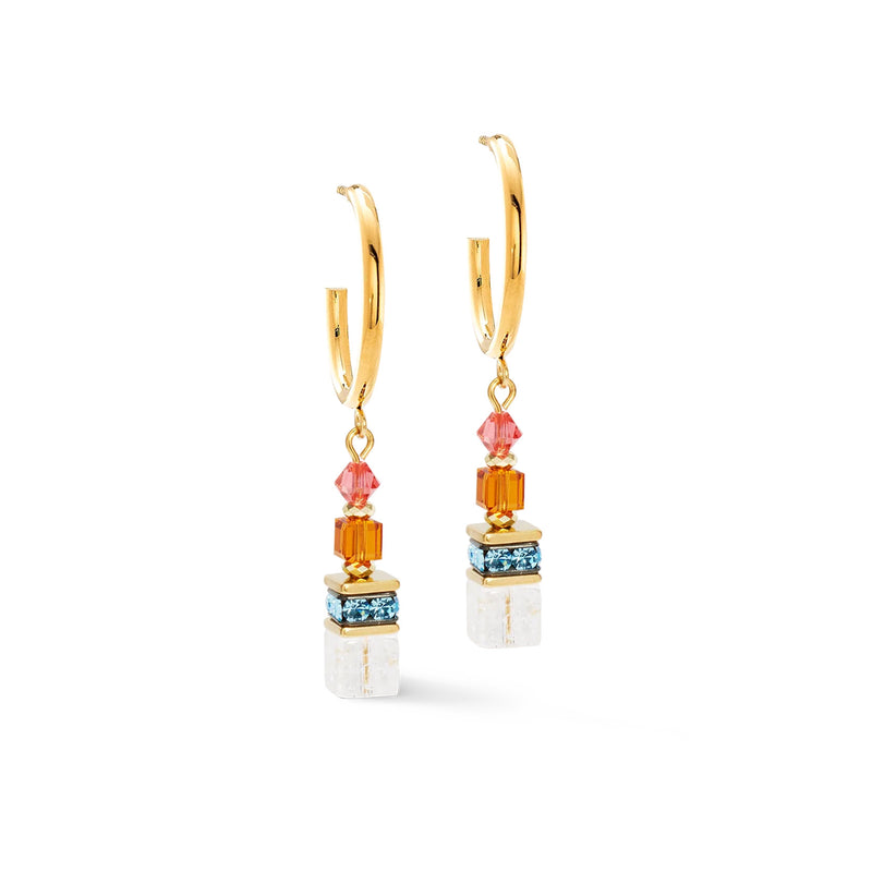 Coeur De Lion GeoCube Fusion Summer Earrings