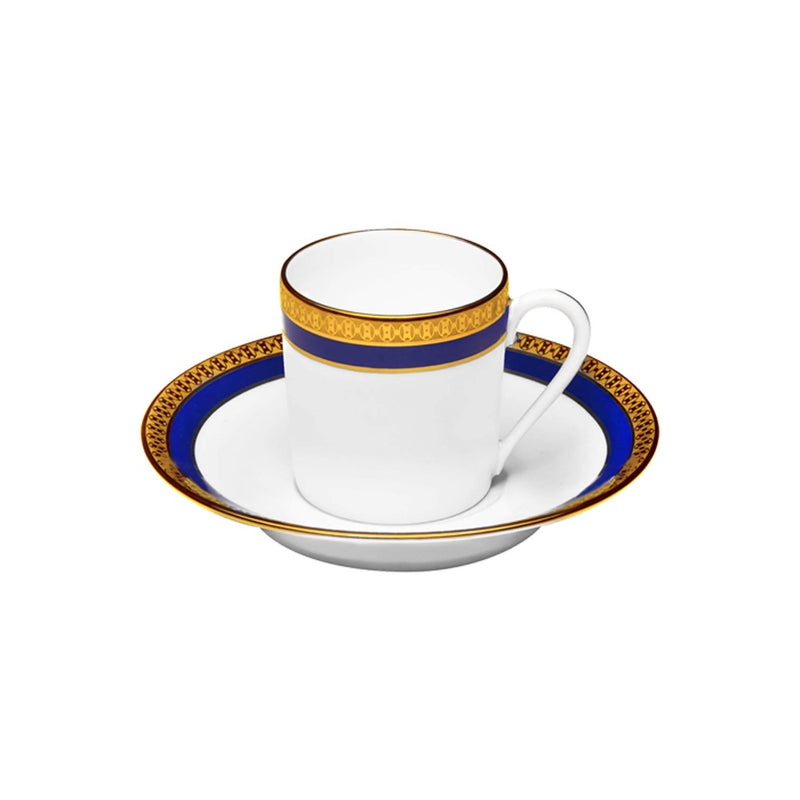 Haviland Symphonie Blue Coffee Cup and Saucer
