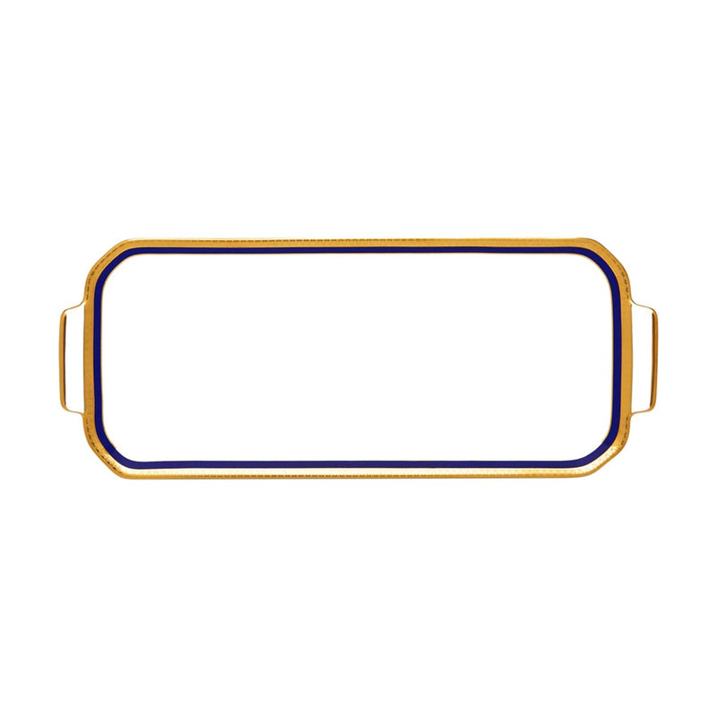 Haviland Symphonie Blue Oblong Cake Platter
