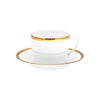 Haviland Symphonie Gold Cappuccino Cup and Saucer