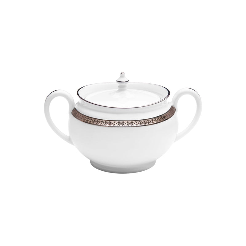 Haviland Symphonie White Platinum Sugar Box
