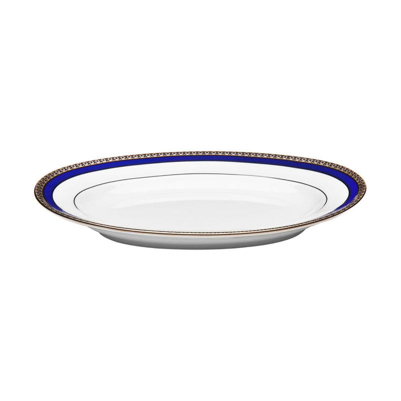Haviland Symphonie Blue Platinum Pickle Dish

