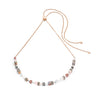 Coeur De Lion GeoCUBE Iconic Nature Chain Necklace, Rose