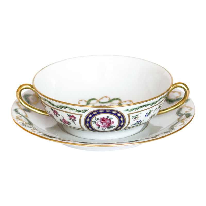 Haviland Louveciennes Soup Cup and Saucer
