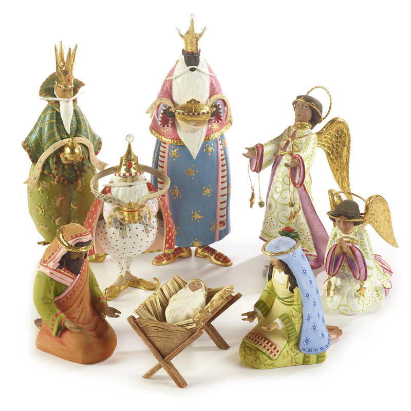 Mackenzie-Childs Patience Brewster Nativity World Praying Angel Figure