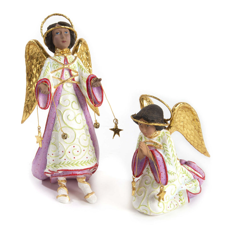 Mackenzie-Childs Patience Brewster Nativity World Praying Angel Figure