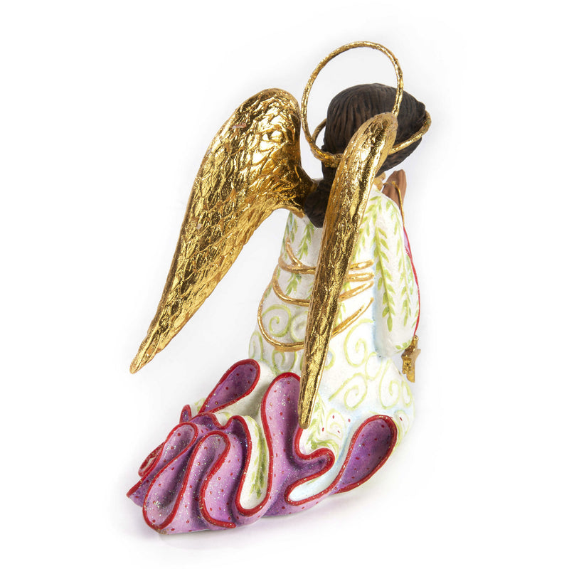 Mackenzie-Childs Patience Brewster Nativity World Praying Angel Figure