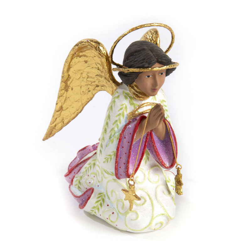 Mackenzie-Childs Patience Brewster Nativity World Praying Angel Figure