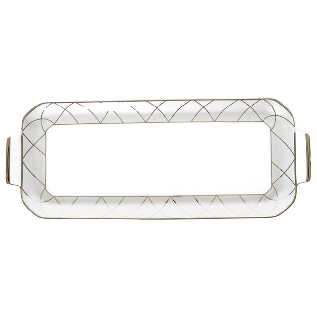 Haviland Clair De Lune Arcade 39cm Oblong Cake Platter