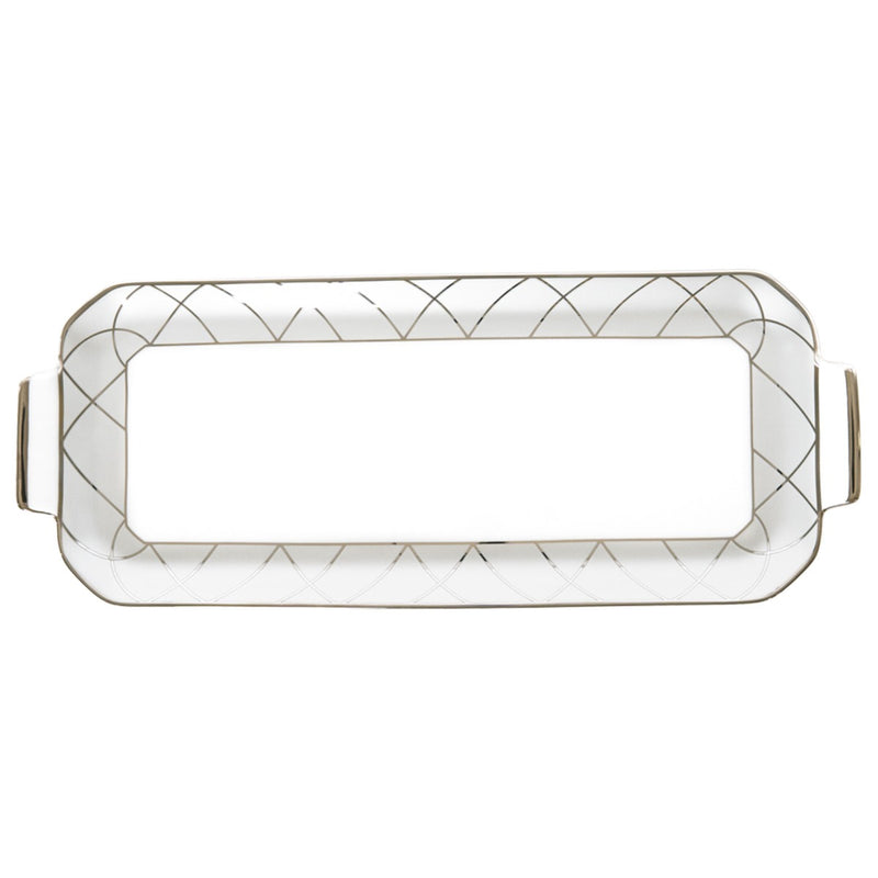 Haviland Clair De Lune Arcade 39cm Oblong Cake Platter