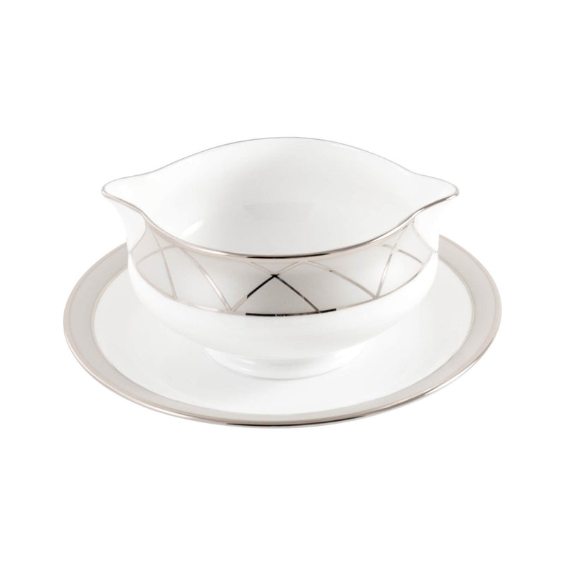Haviland Clair De Lune Arcades Sauce Boat
