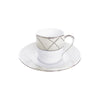 Haviland Clair De Lune Arcades Espresso Cup and Saucer