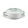 Haviland Illusion Menthe Soup Cup and Saucer