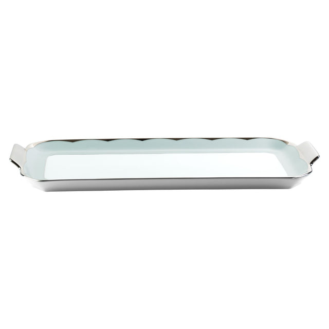 Haviland Illusion Menthe Oblong Cake Platter