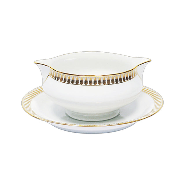 Haviland Plumes Gold Sauce Boat