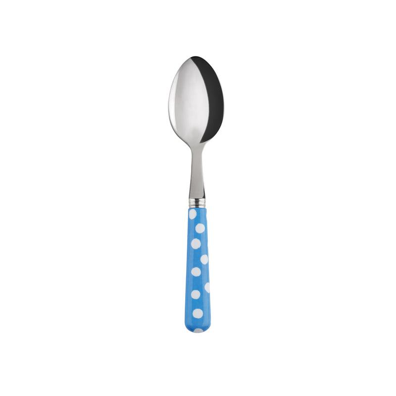 Sabre White Dots Light Blue 14cm Coffee Spoon