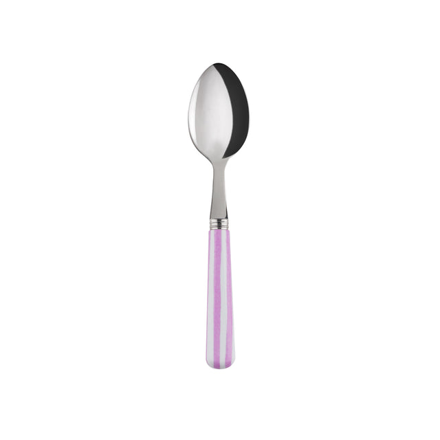 Sabre White Stripe Pink 14cm Coffee Spoon