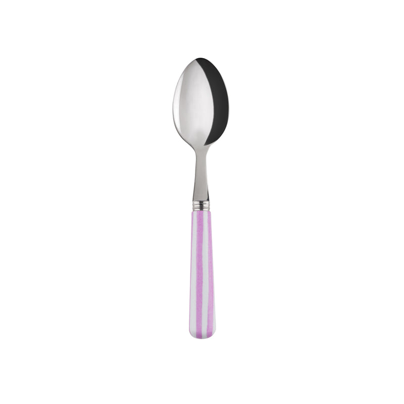 Sabre White Stripe Pink 14cm Coffee Spoon