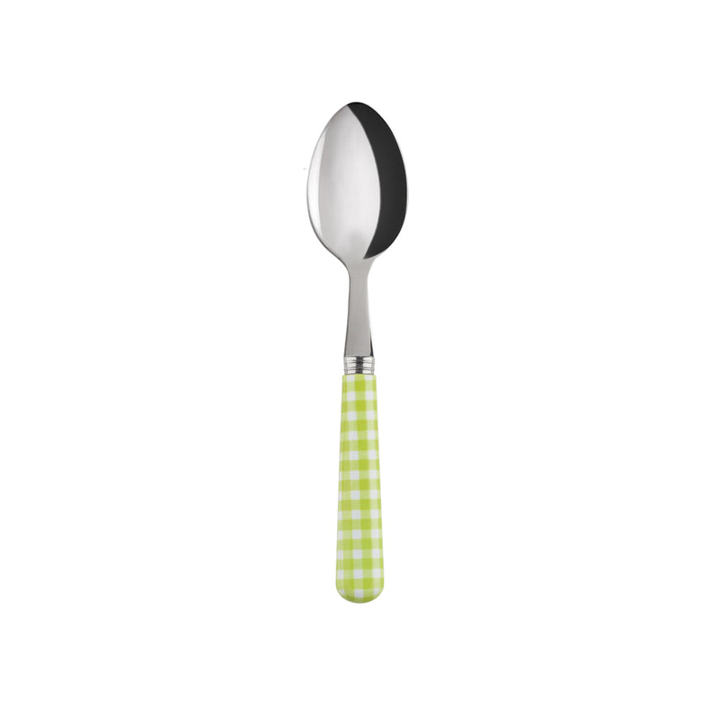 Sabre Gingham Lime 14cm Coffee Spoon