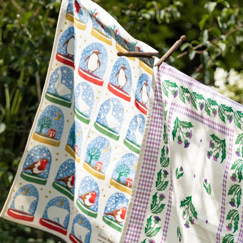 Emma Bridgewater Snow Globe Tea Towel