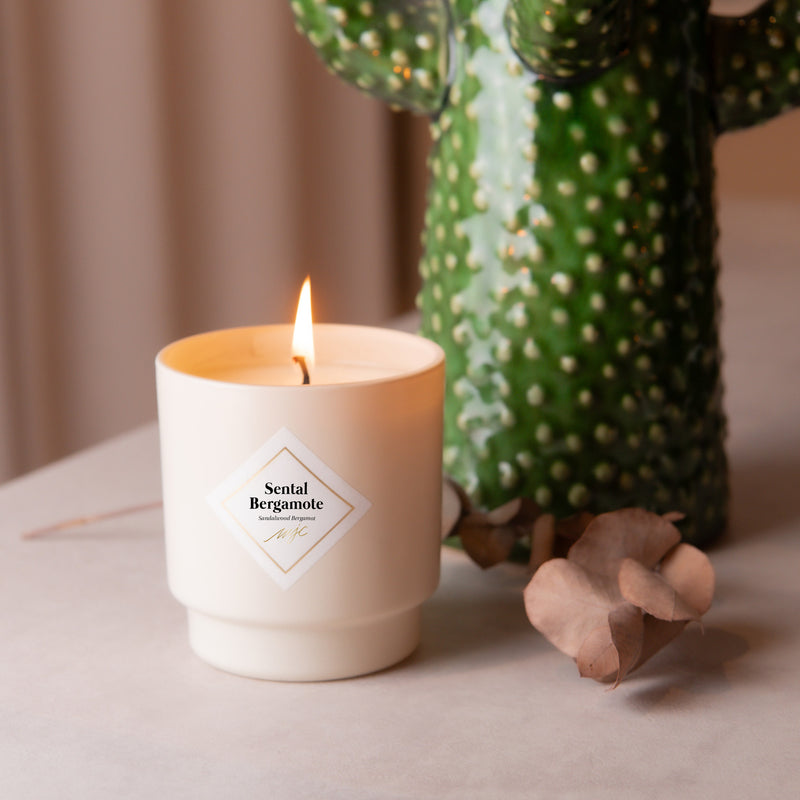 My Jolie Candle Sandalwood Bergamot, Gold Bracelet