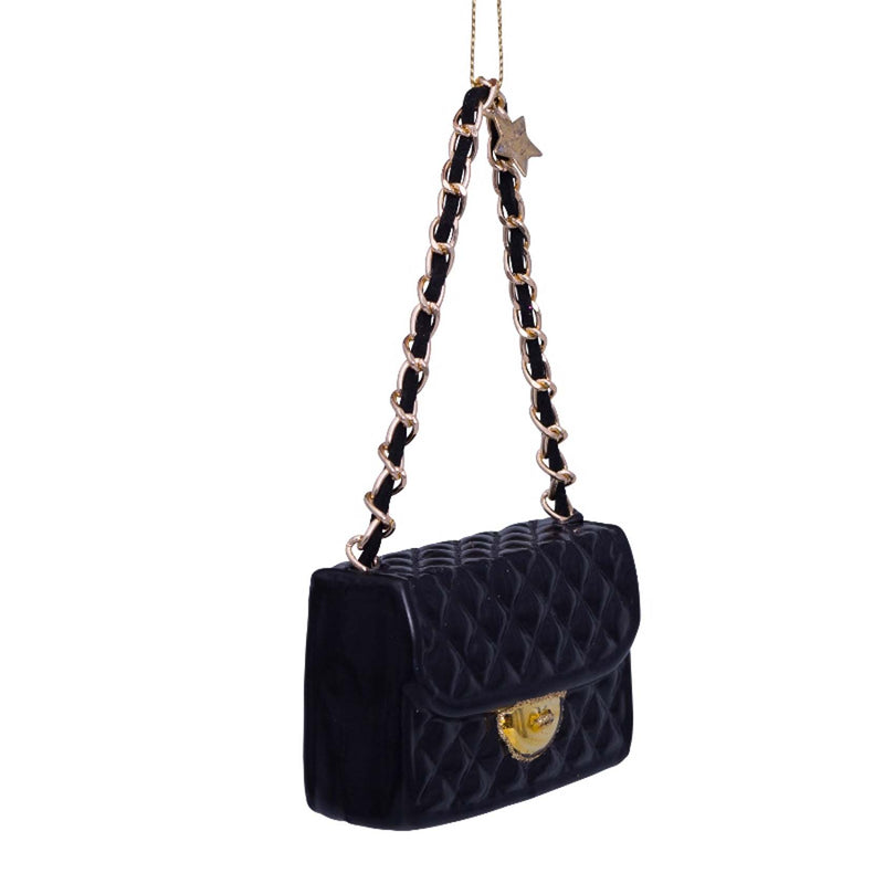 Vondels Black Fashion Bag Ornament