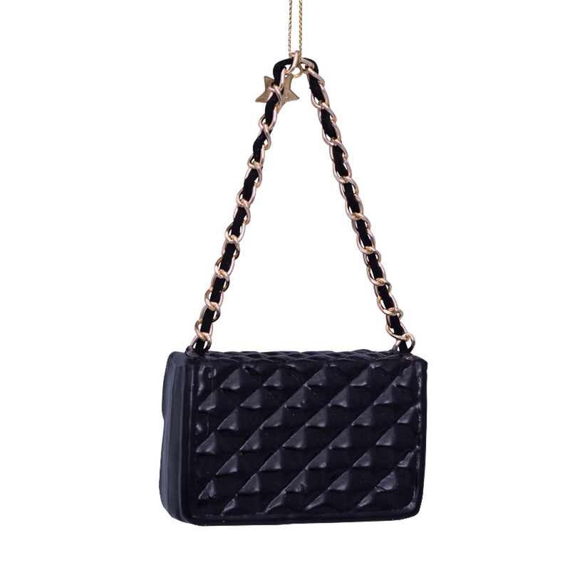 Vondels Black Fashion Bag Ornament