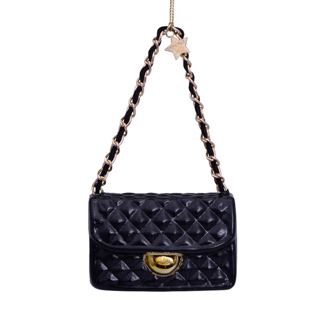 Vondels Black Fashion Bag Ornament