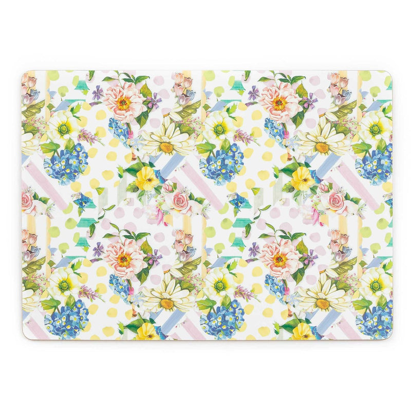 Mackenzie-Childs Wildflowers Cork Back Placemats, Set Of 4

