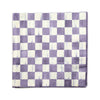 Mackenzie Childs Violet Check Dinner Paper Napkins