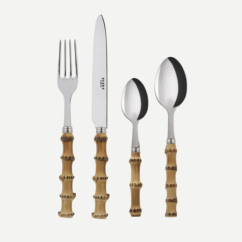 Sabre Panda Bamboo 4 Piece Cutlery Set