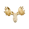 Mackenzie-Childs Mocha Check Moose Wall Decor