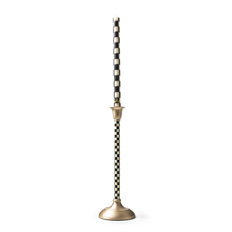 Mackenzie-Childs Courtly Check Large Candlestick