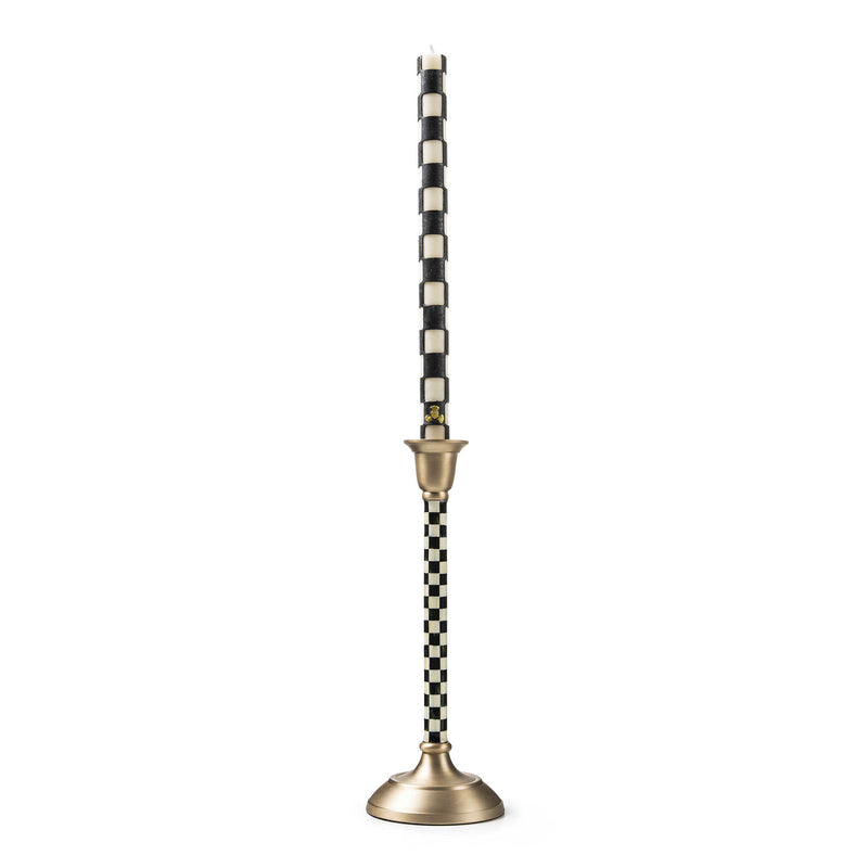 Mackenzie-Childs Courtly Check Medium Candlestick