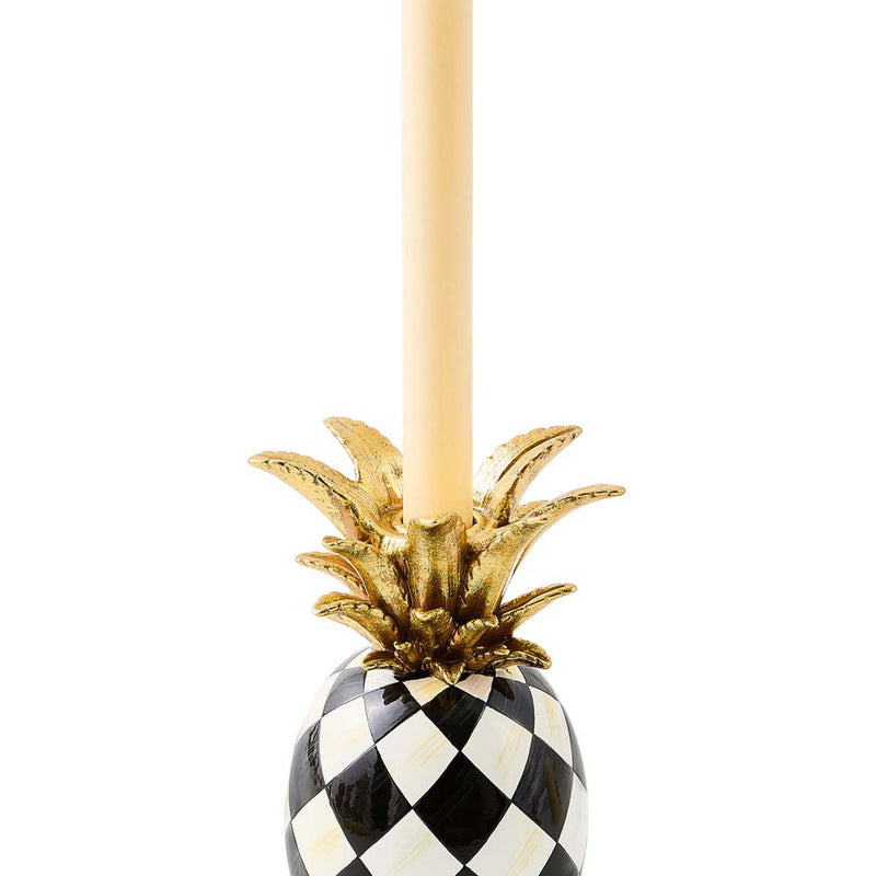 Mackenzie-Childs Marquee Pineapple Candle Holder