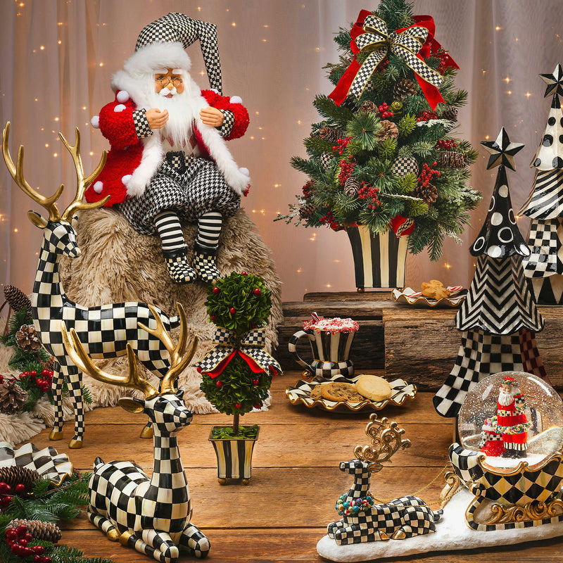 Mackenzie-Childs Checkmate Standing Deer
