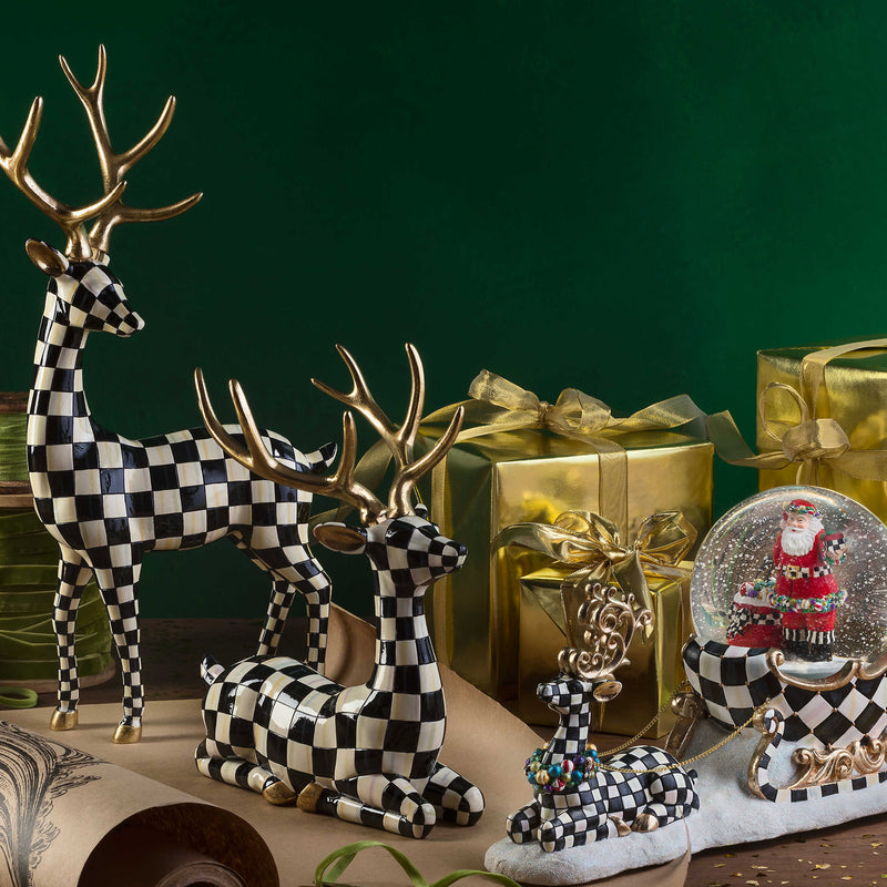 Mackenzie-Childs Checkmate Standing Deer