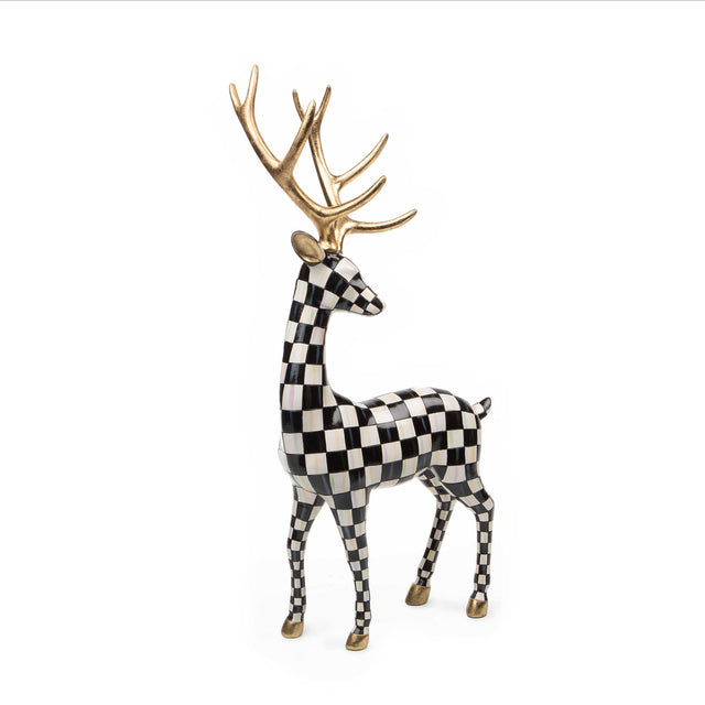 Mackenzie-Childs Checkmate Standing Deer