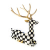 Mackenzie-Childs Checkmate Sitting Deer