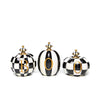 Mackenzie-Childs BOO Pumpkins, Set of 3