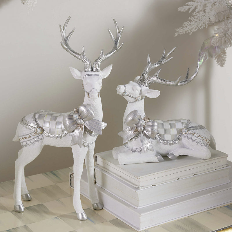 Mackenzie-Childs Crystal Palace Standing White Deer