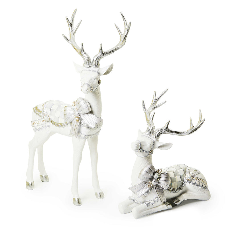 Mackenzie-Childs Crystal Palace Resting White Deer