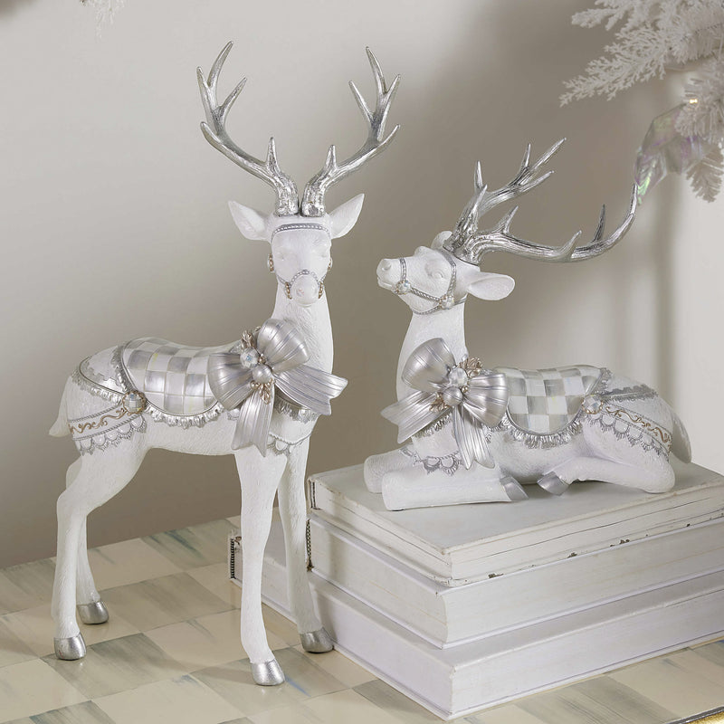 Mackenzie-Childs Crystal Palace Resting White Deer