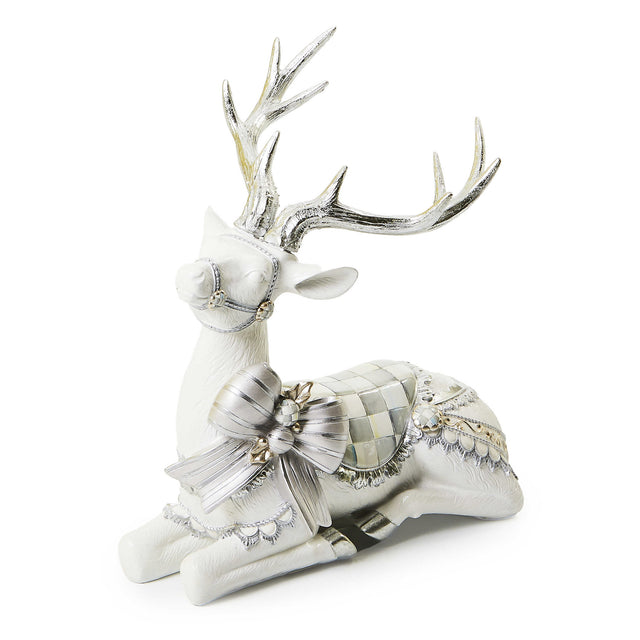 Mackenzie-Childs Crystal Palace Resting White Deer