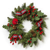 Mackenzie-Childs Cozy Christmas Mini 12" Wreath