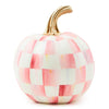 Mackenzie-Childs Bubblegum Pink Check Mini Pumpkin