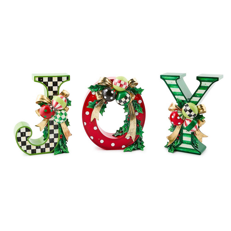 Mackenzie-Childs Check It Out Illuminated Joy
