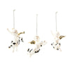 Mackenzie-Childs Courtly Noel Cherub Ornaments, Set of 3