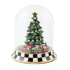 Mackenzie-Childs Christmas Tree Train Music Box Cloche